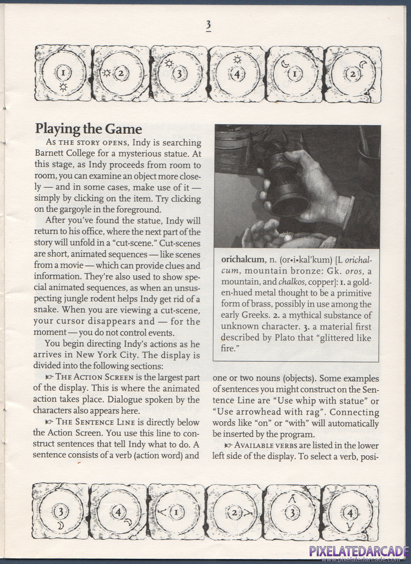 Indiana Jones and the Fate of Atlantis: Instruction Manual - Page 3