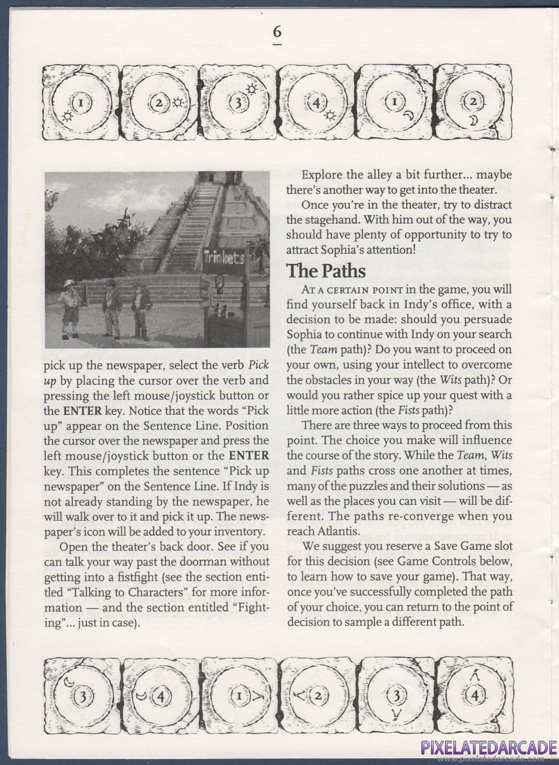Indiana Jones and the Fate of Atlantis: Instruction Manual - Page 6