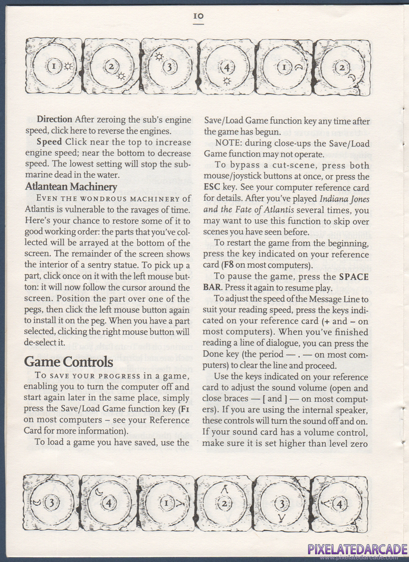 Indiana Jones and the Fate of Atlantis: Instruction Manual - Page 10