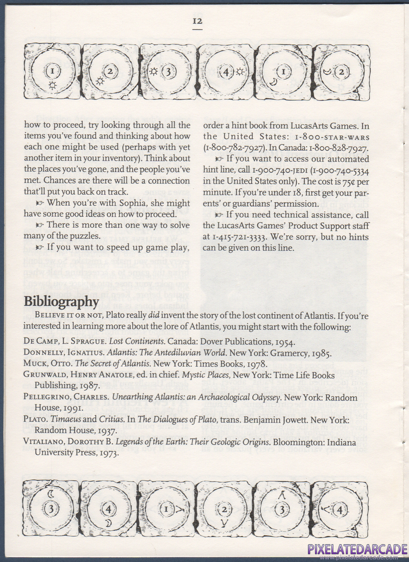Indiana Jones and the Fate of Atlantis: Instruction Manual - Page 12