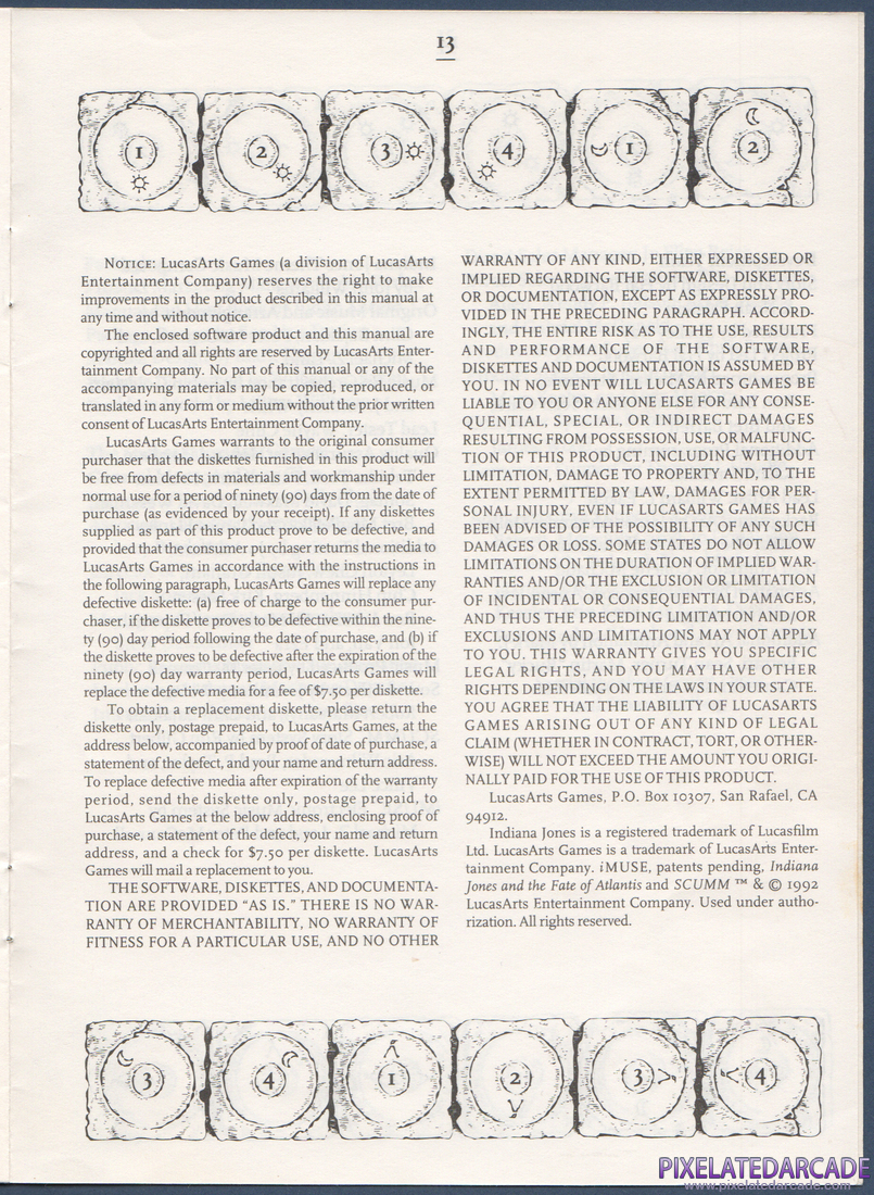 Indiana Jones and the Fate of Atlantis: Instruction Manual - Page 13
