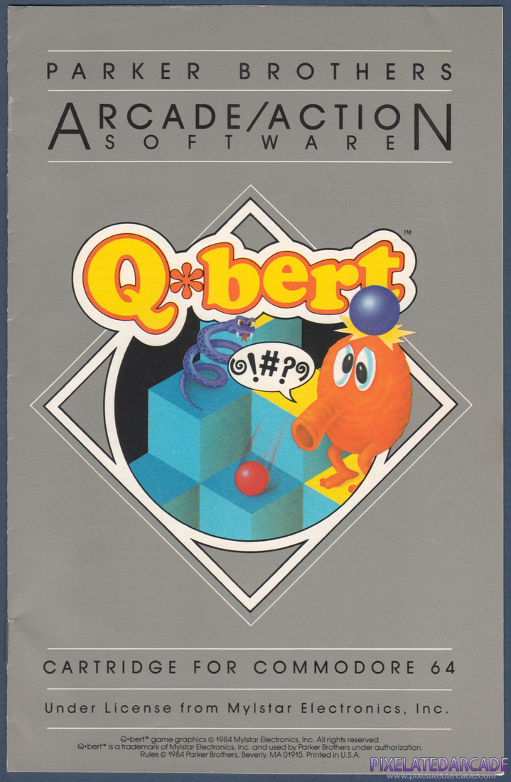 Q*bert: Instruction Manual - Page 1