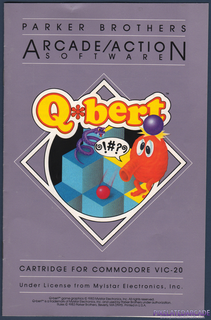 Q*bert: Instruction Manual - Page 1