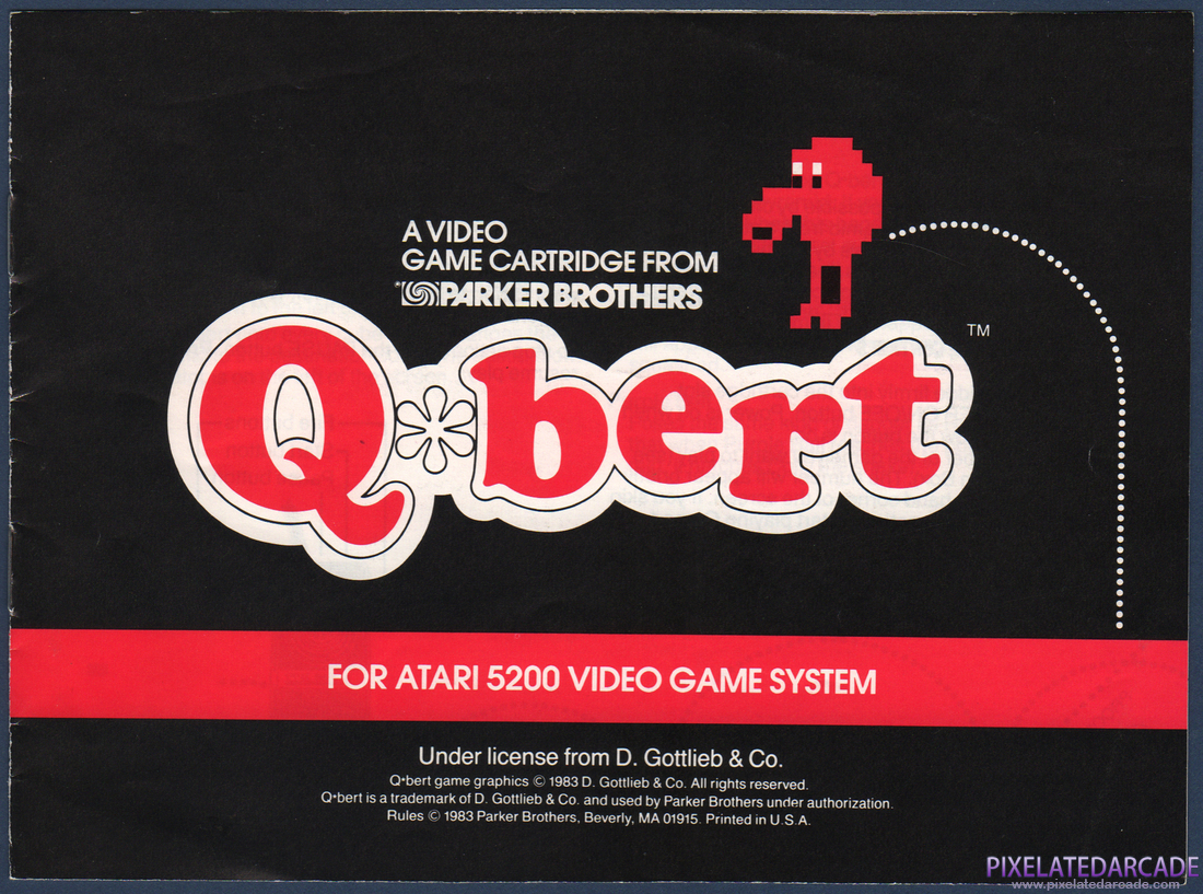 Q*bert: Instruction Manual - Page 1
