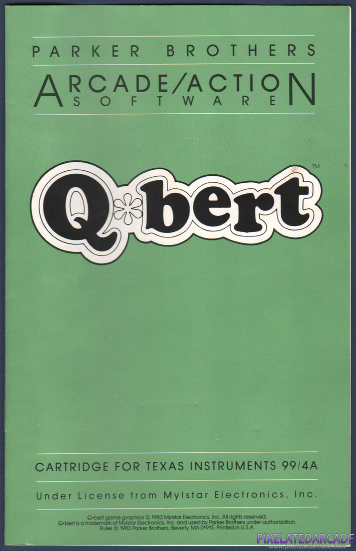 Q*bert: Instruction Manual - Page 1