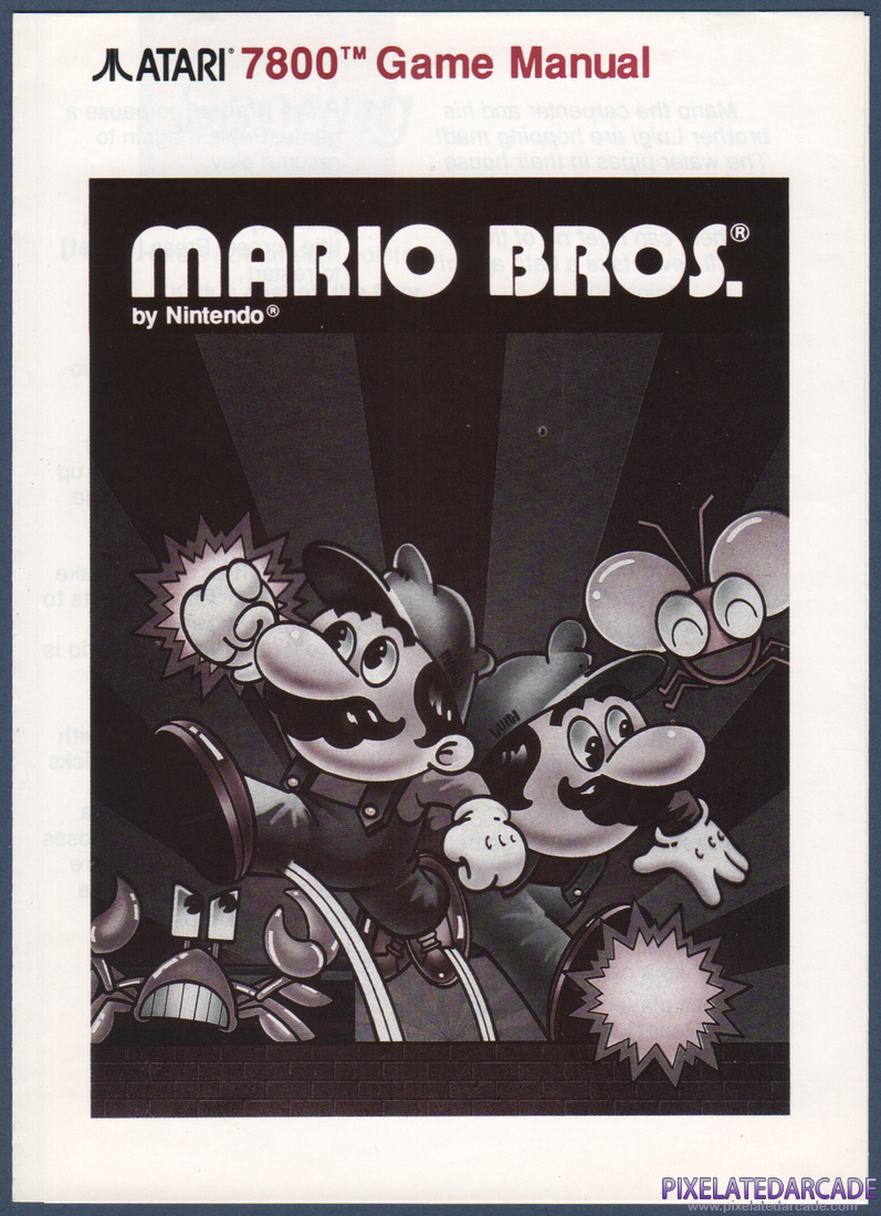 Mario Bros.: Instruction Manual - Page 1