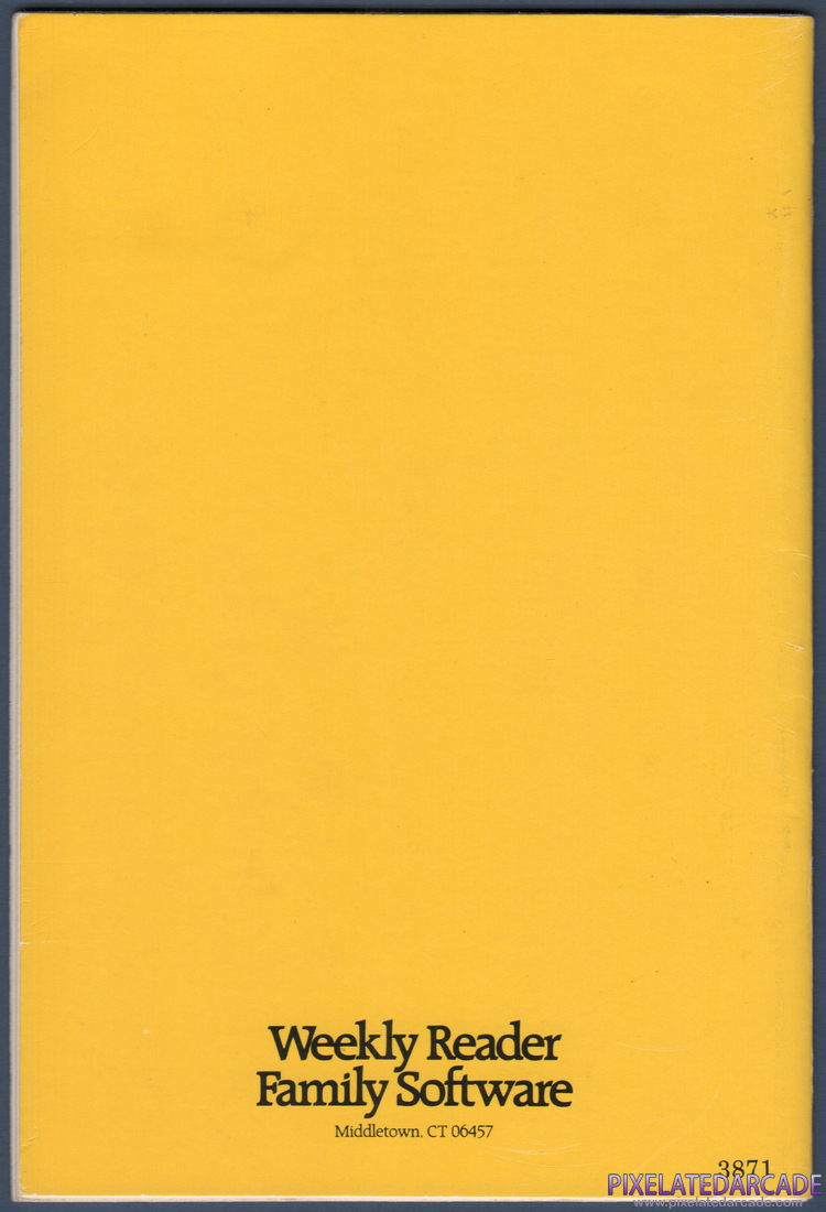 Stickybear Spellgrabber: Instruction Manual - Back Cover