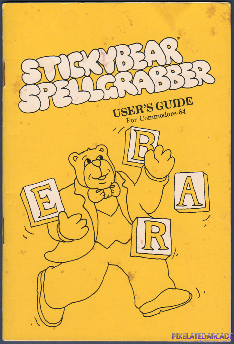 Stickybear Spellgrabber: Instruction Manual - Front Cover