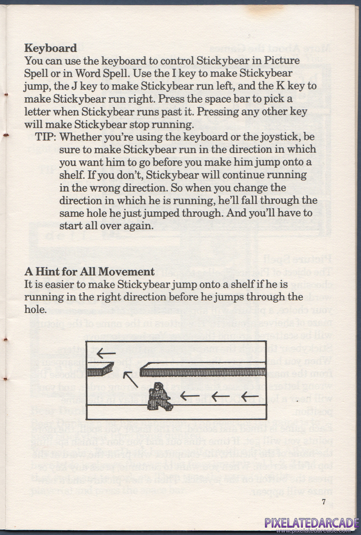 Stickybear Spellgrabber: Instruction Manual - Page 7