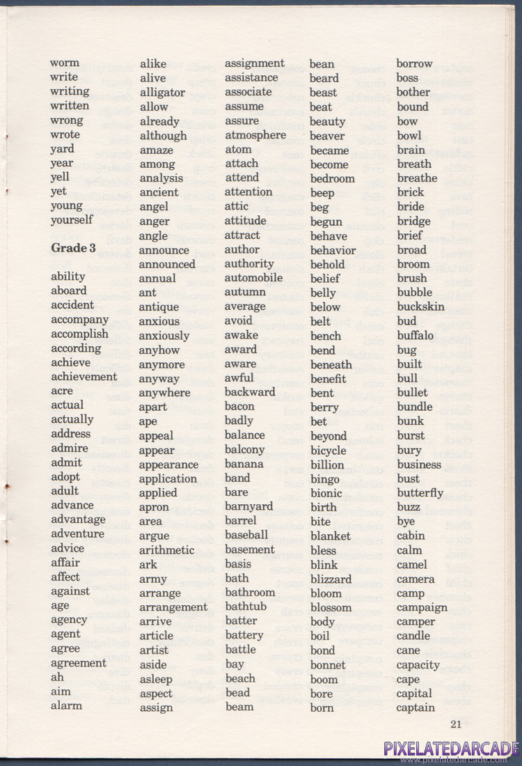 Stickybear Spellgrabber: Instruction Manual - Page 21