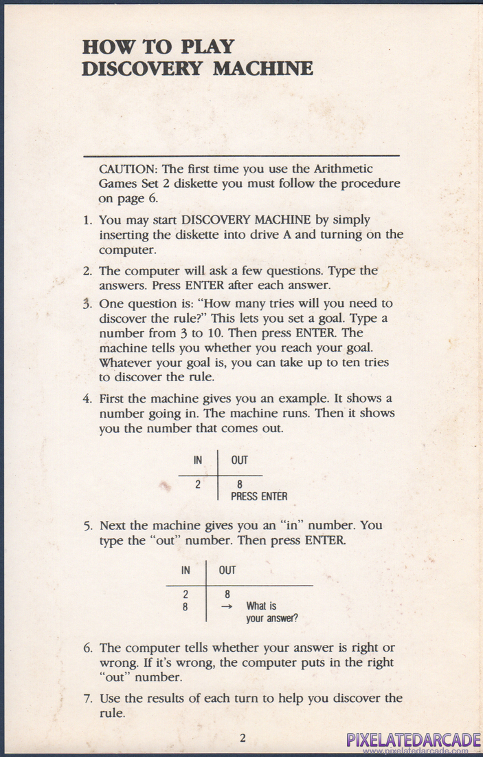 Arithmetic Games Set 2: Instruction Manual - Page 3