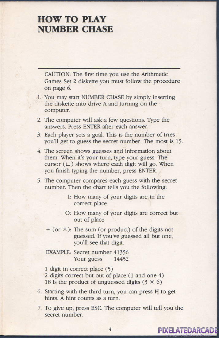 Arithmetic Games Set 2: Instruction Manual - Page 5