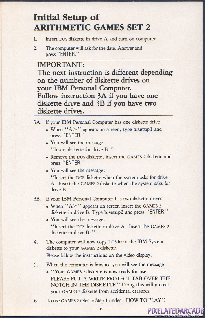 Arithmetic Games Set 2: Instruction Manual - Page 7