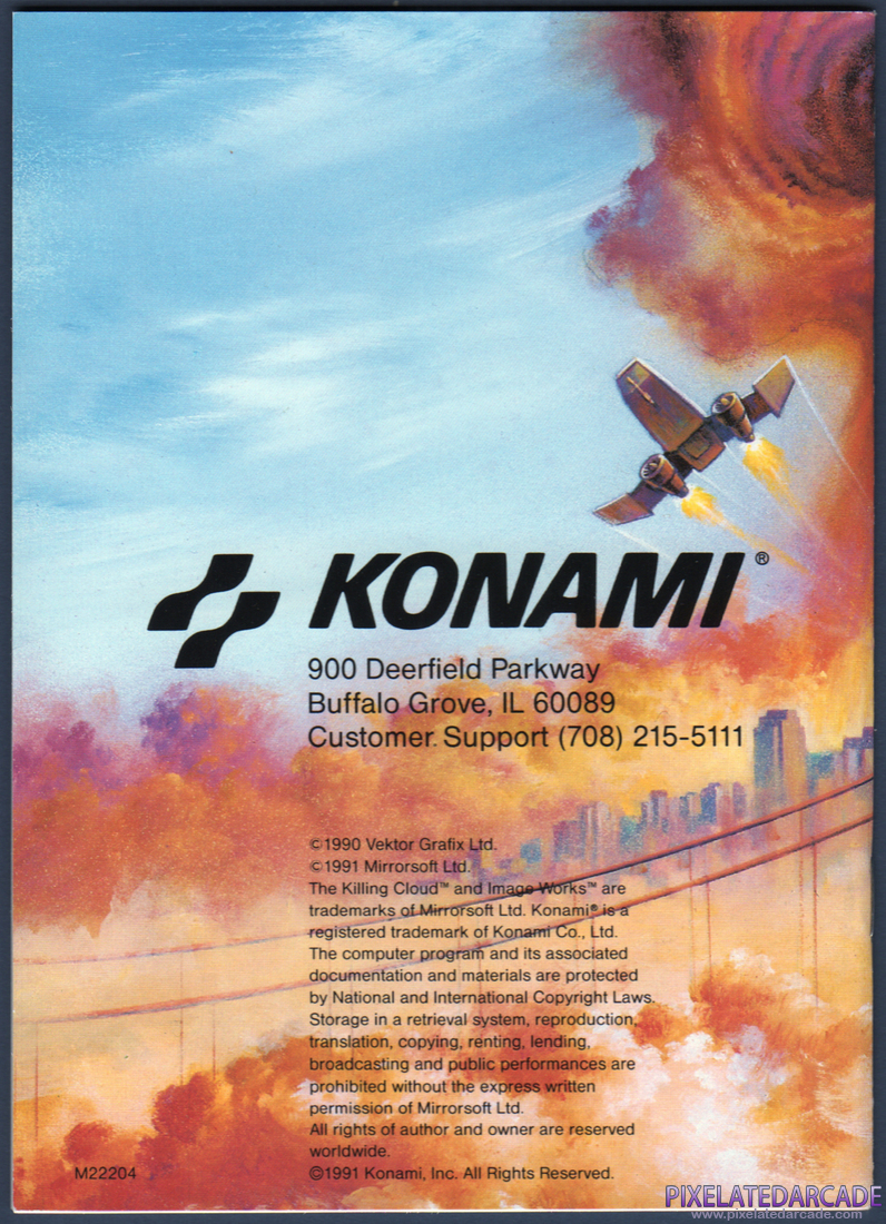 Killing Cloud: Instruction Manual and Novella - Back Cover