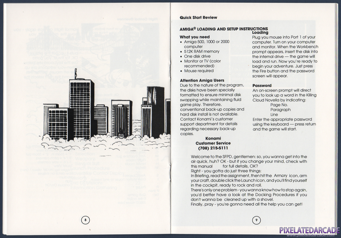 Killing Cloud: Instruction Manual and Novella - Manual Page 8 - 9