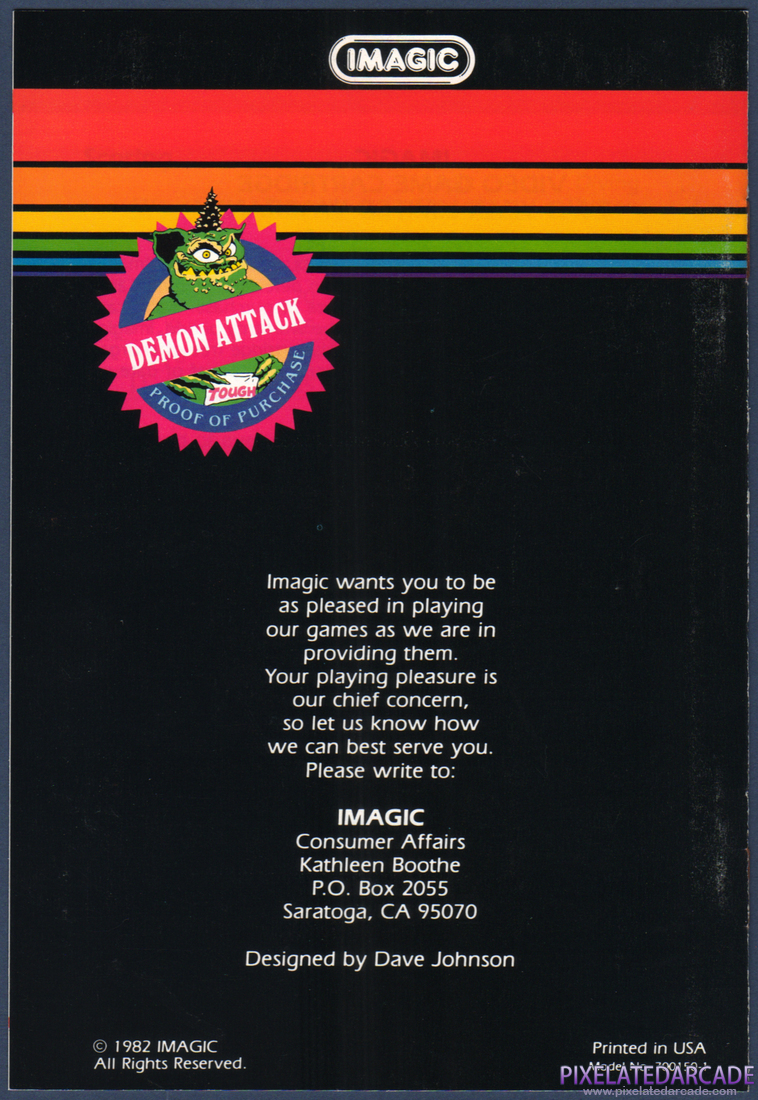 Demon Attack: Instruction Manual - Page 5