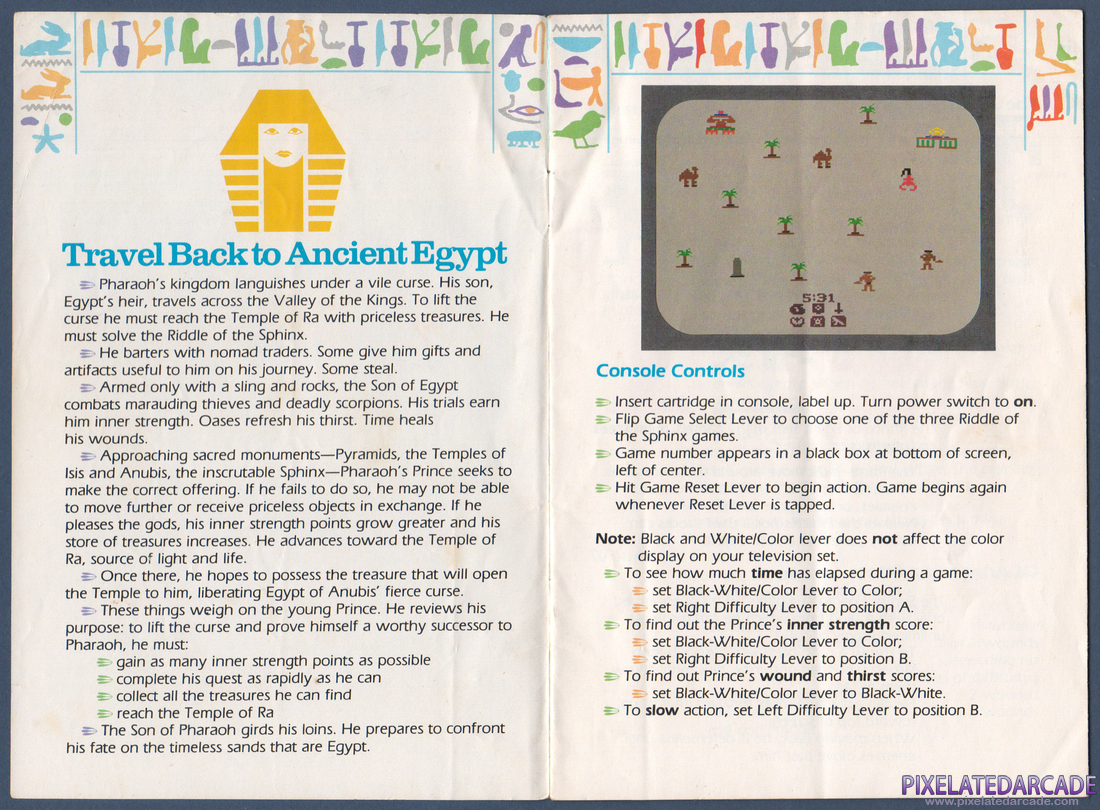 Riddle of the Sphinx: Instruction Manual - Page 2