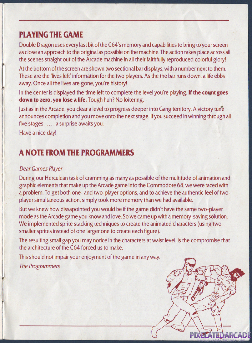 Double Dragon: Instruction Manual - Page 6