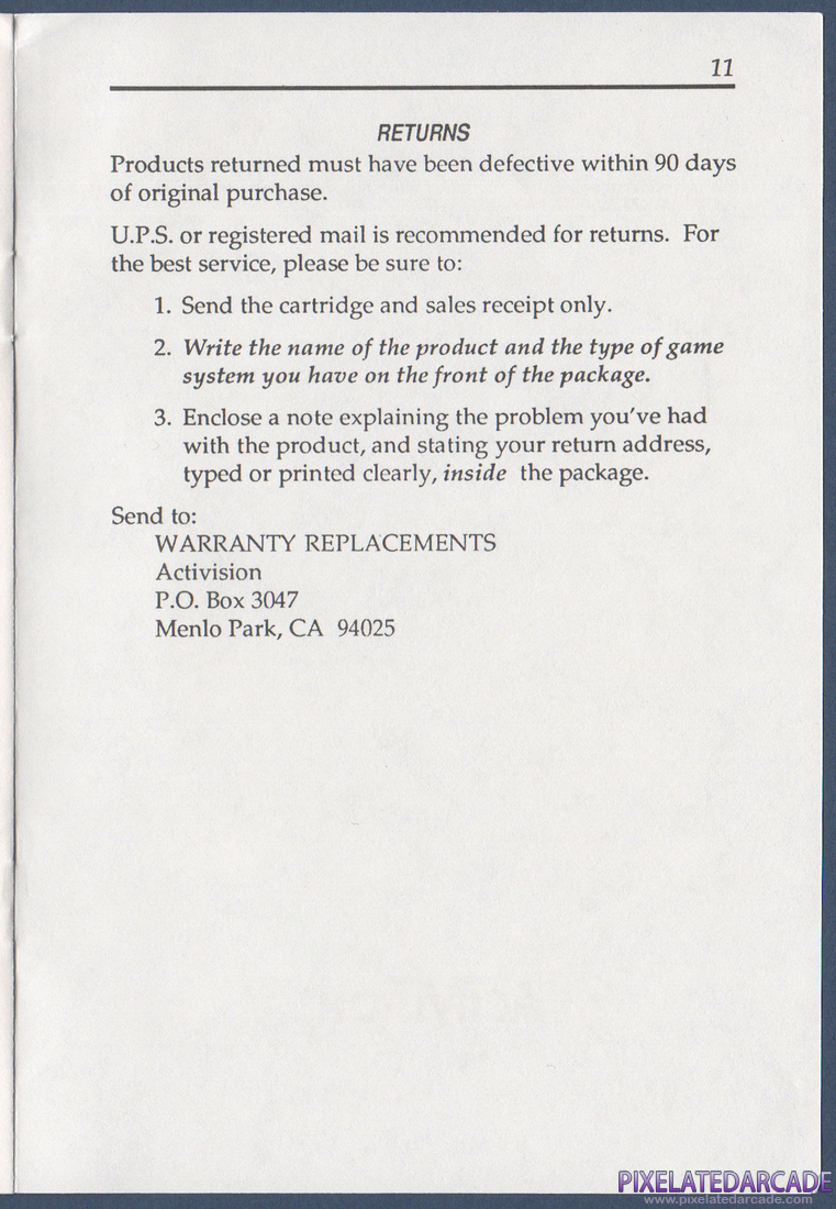 Double Dragon: Instruction Manual - Page 11