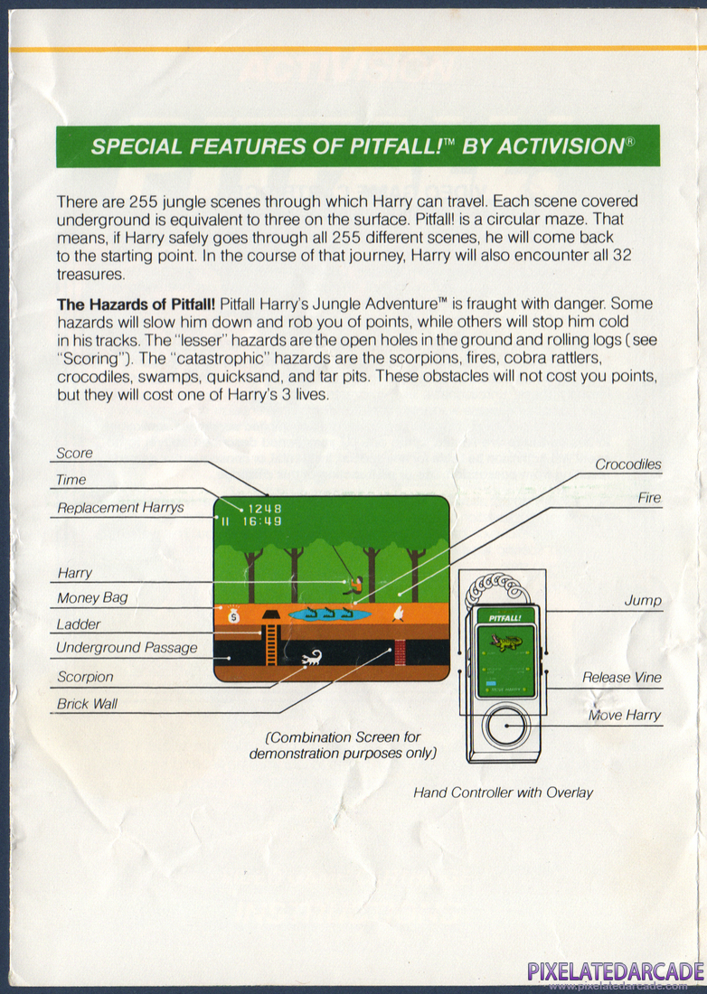 Pitfall!: Instruction Manual - Page 3