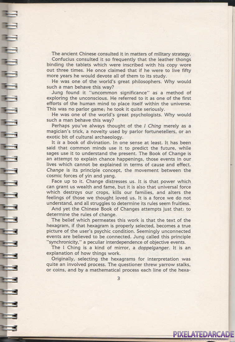 The Electric Dragon: The Interactive Version of the I Ching: Instruction Manual - Page 3