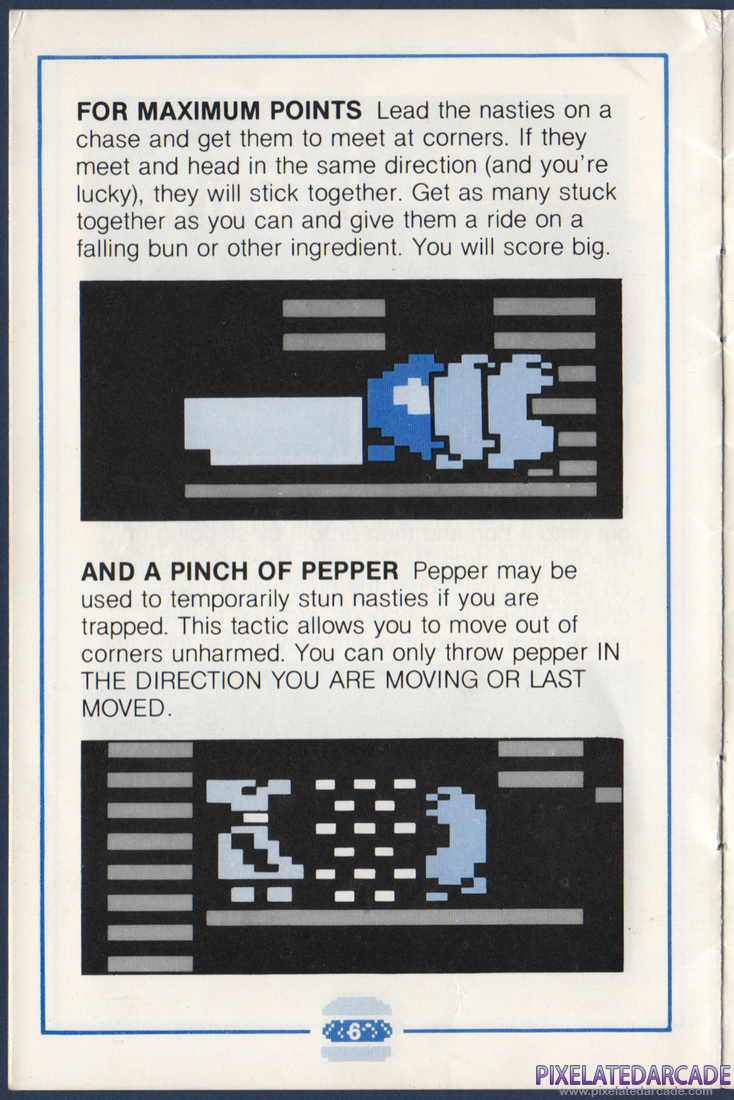 BurgerTime: BurgerTime Instruction Manual - Page 8