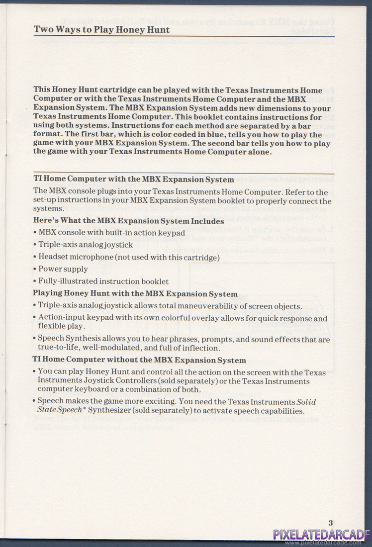 Honey Hunt: Instruction Manual - Page 3