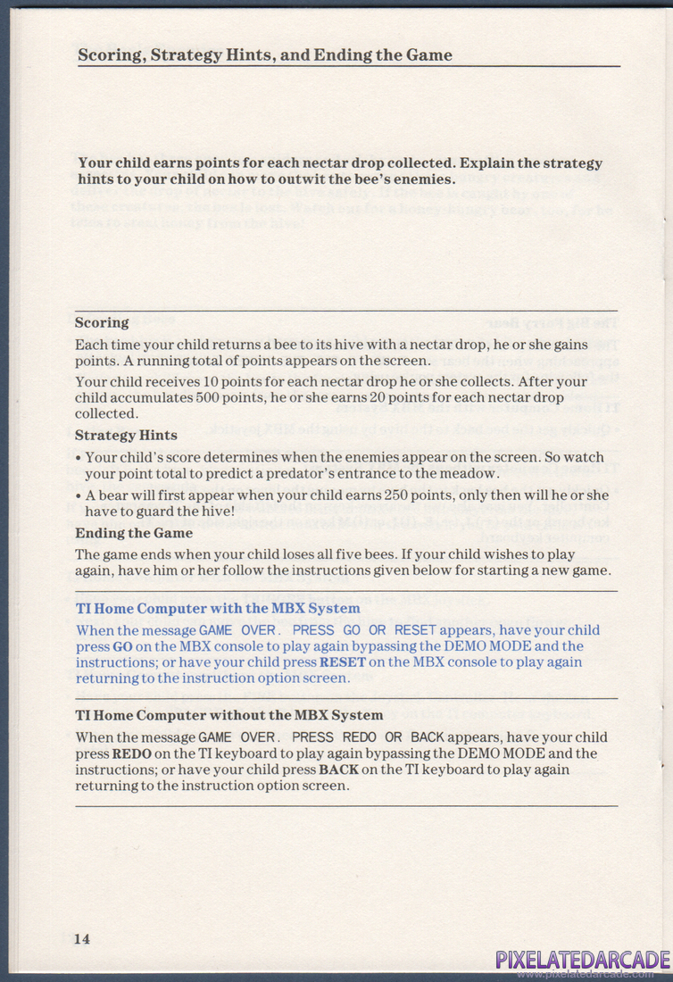 Honey Hunt: Instruction Manual - Page 14
