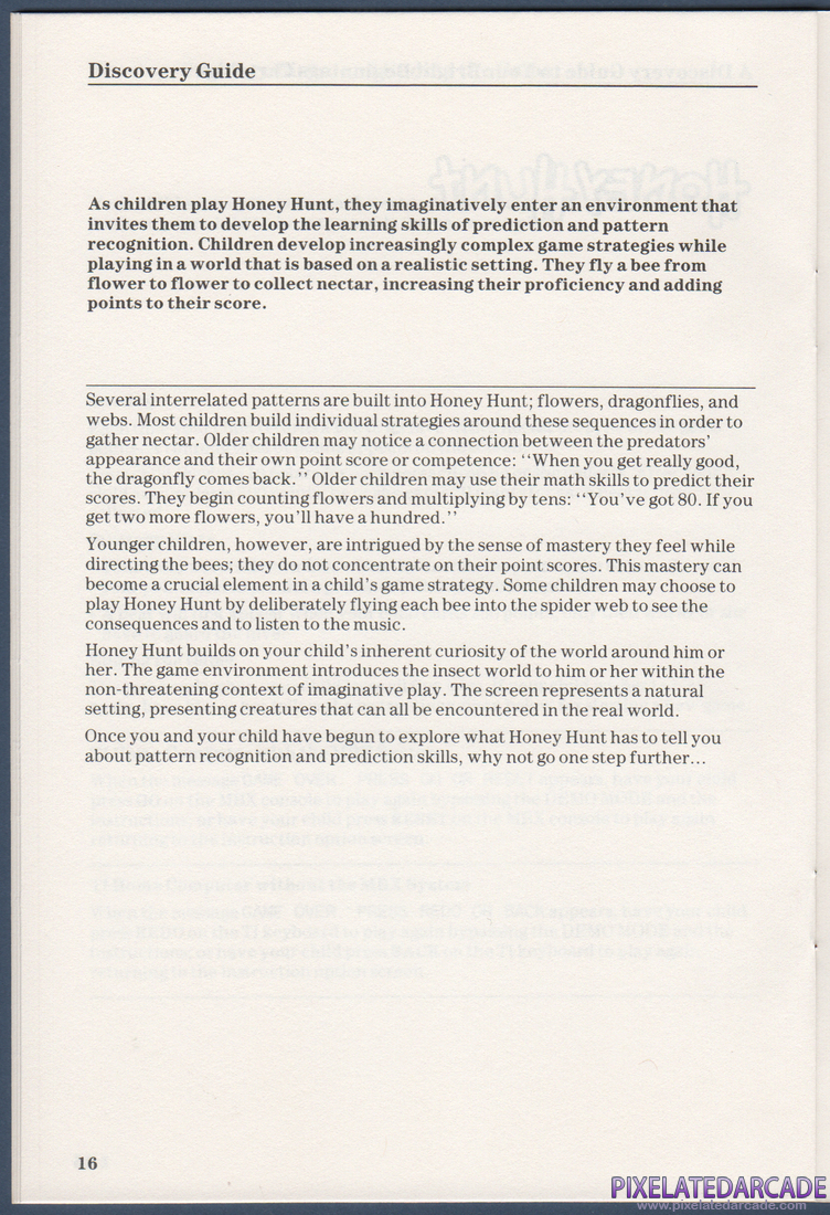 Honey Hunt: Instruction Manual - Page 16