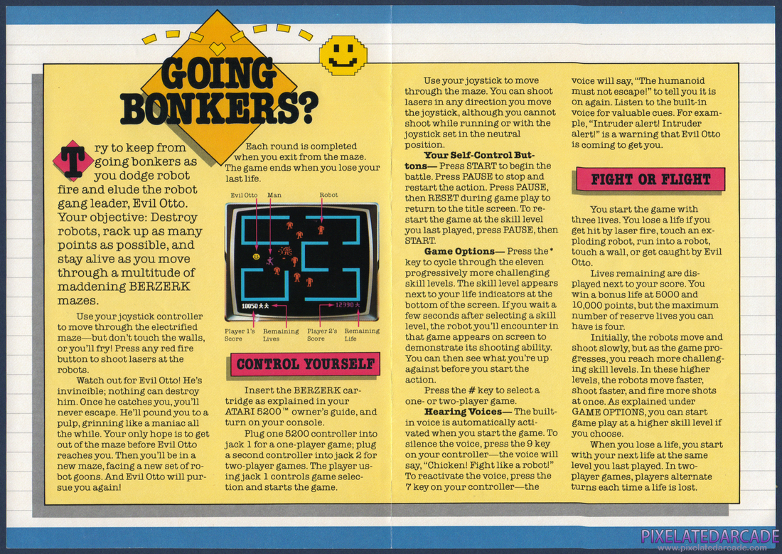 Berzerk: Instruction Manual - Page 2