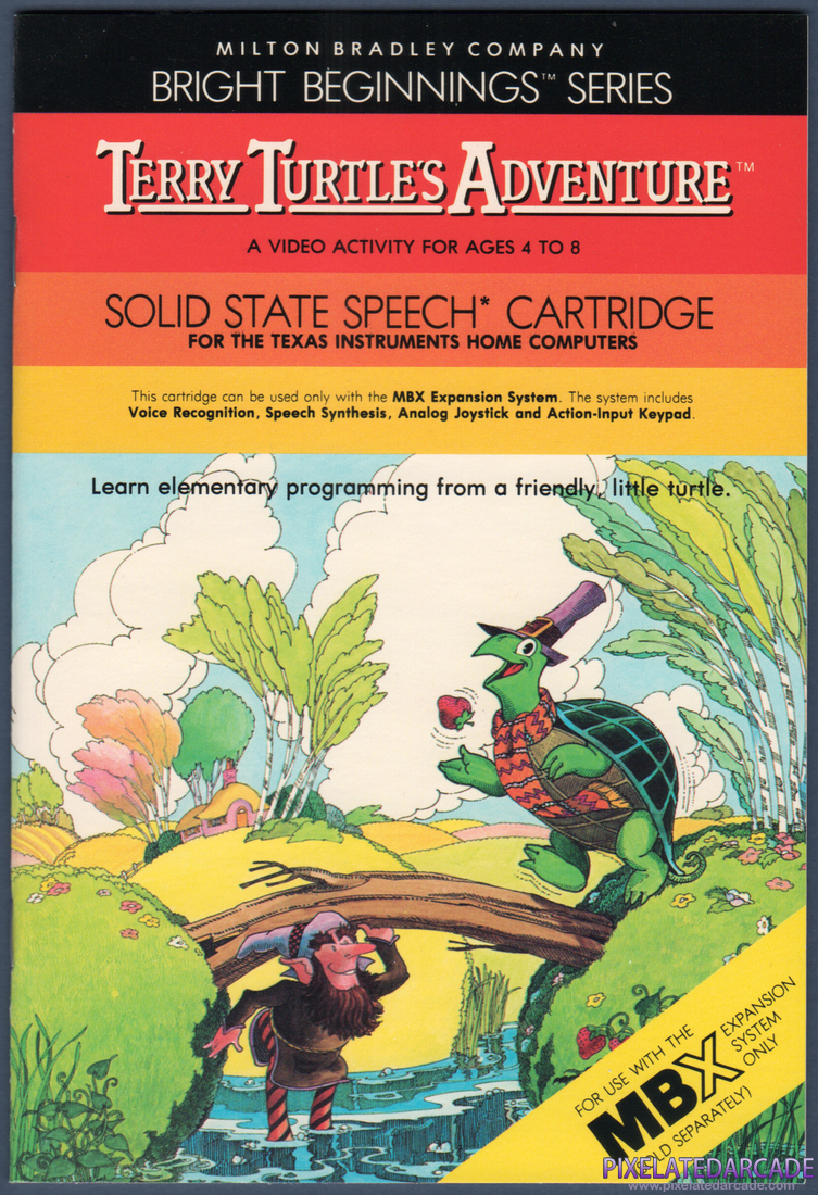 Terry Turtle's Adventure: Instruction Manual - Front Cover