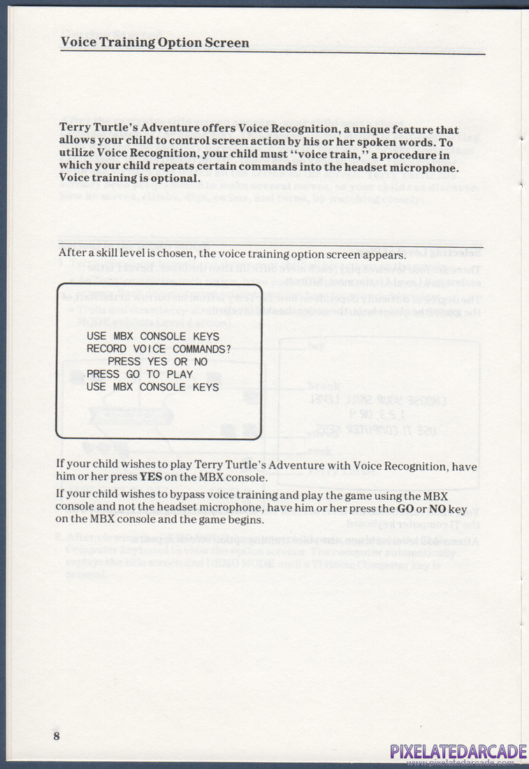 Terry Turtle's Adventure: Instruction Manual - Page 8
