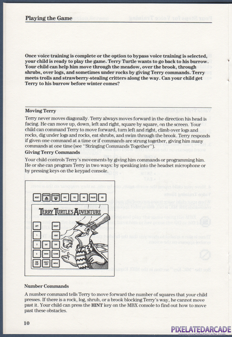 Terry Turtle's Adventure: Instruction Manual - Page 10