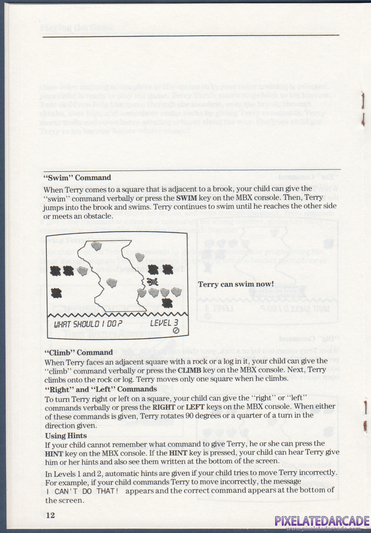 Terry Turtle's Adventure: Instruction Manual - Page 12