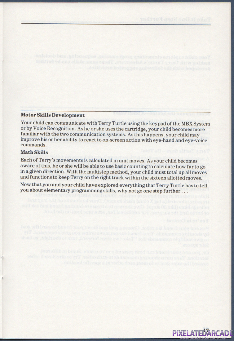 Terry Turtle's Adventure: Instruction Manual - Page 17
