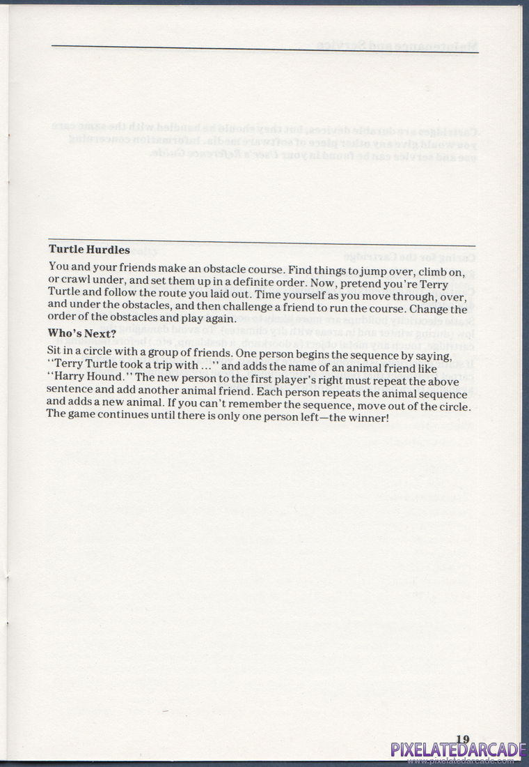 Terry Turtle's Adventure: Instruction Manual - Page 19