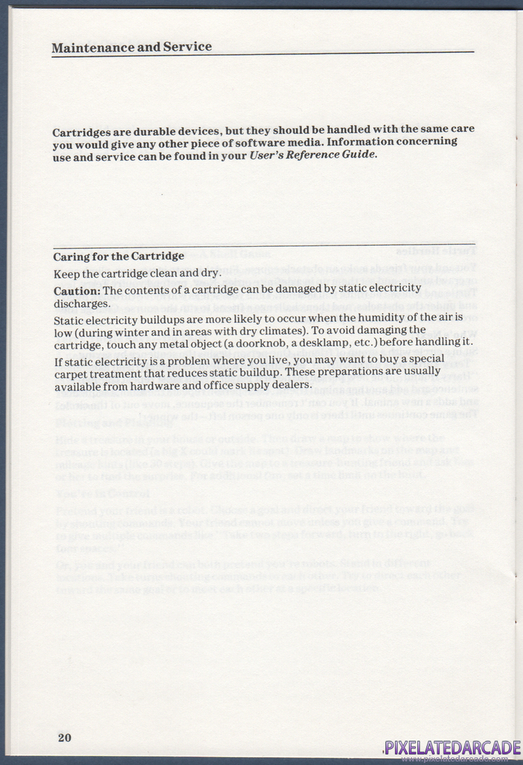 Terry Turtle's Adventure: Instruction Manual - Page 20