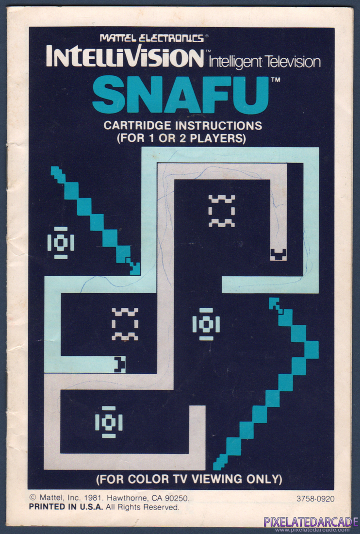 Snafu: Instruction Manual - Page 1