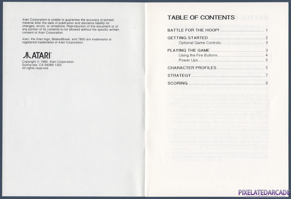 BasketBrawl: Instruction Manual - Page 2