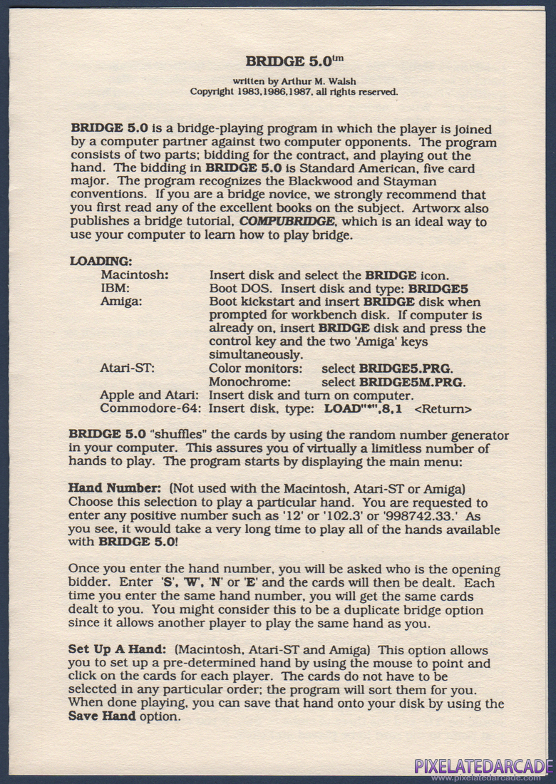 Bridge 5.0: Instruction Manual - Page 1