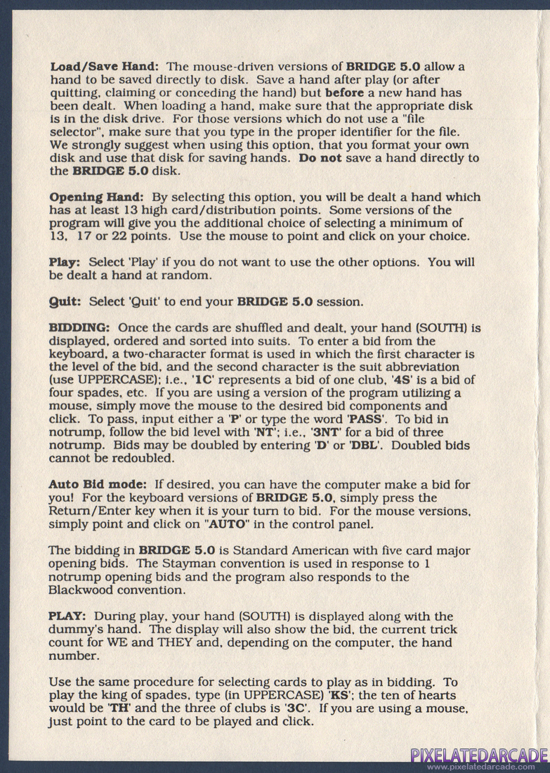 Bridge 5.0: Instruction Manual - Page 2