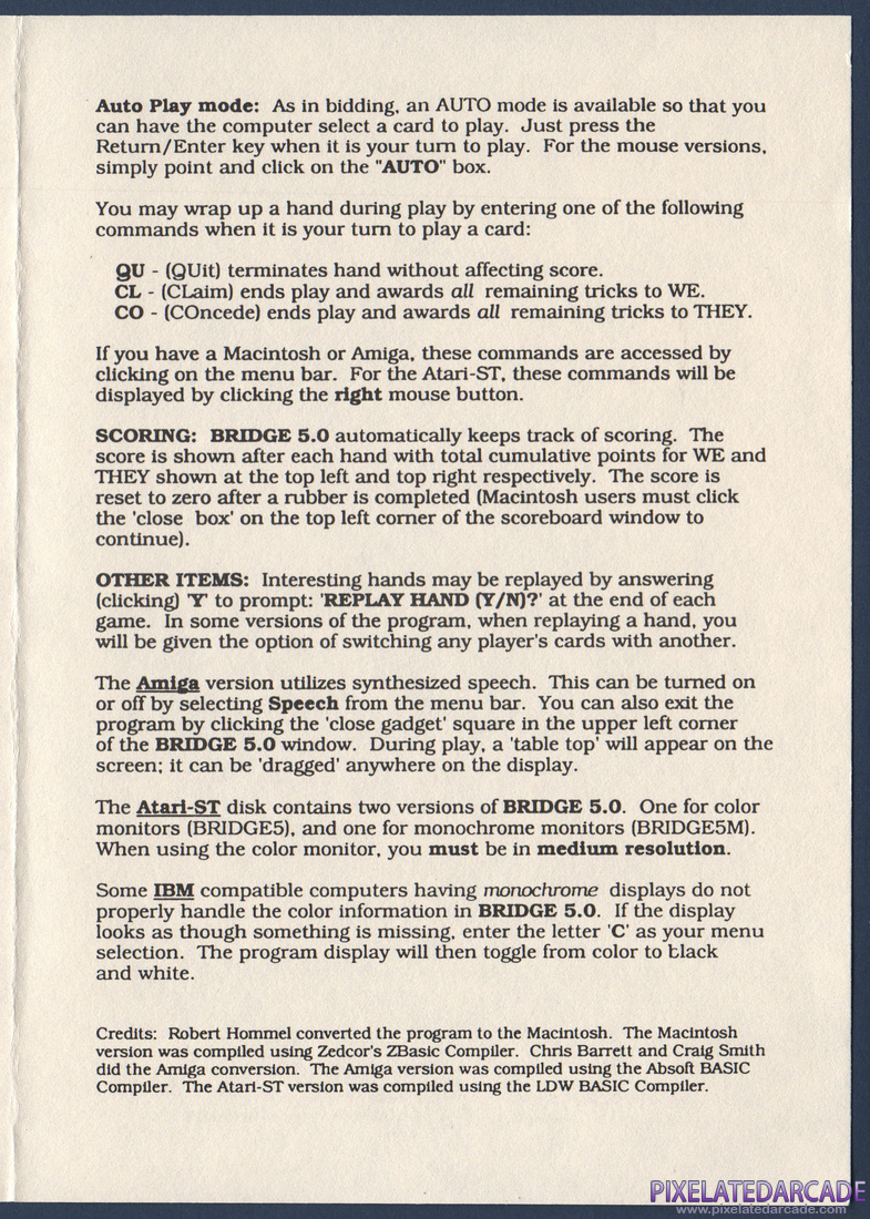 Bridge 5.0: Instruction Manual - Page 3