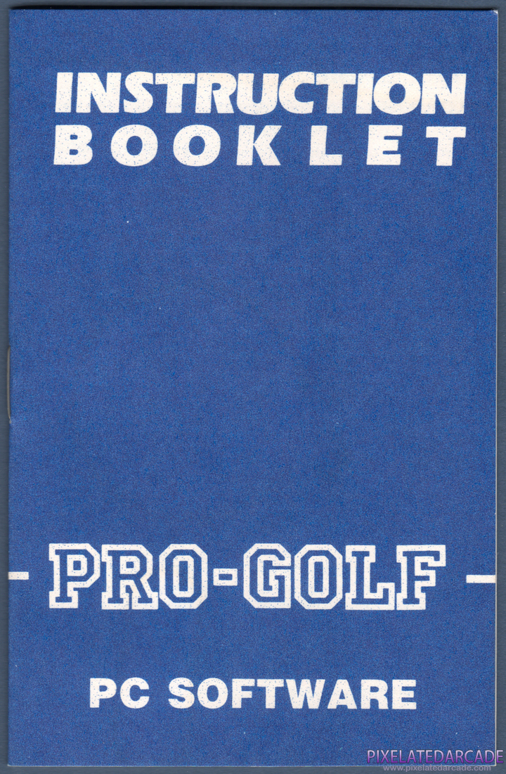 Pro Golf: Instruction Manual - Page 1