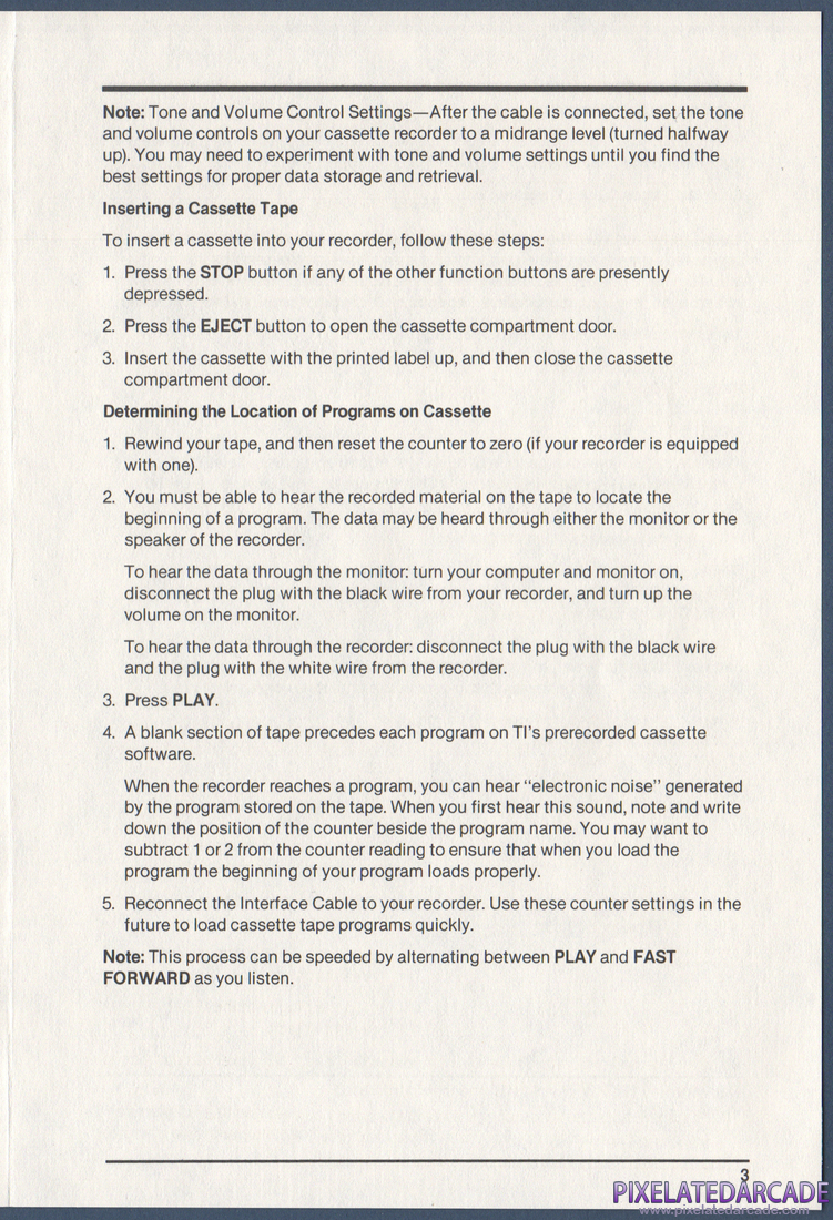 Pirate Adventure: Instruction Manual - Addendum Page 3