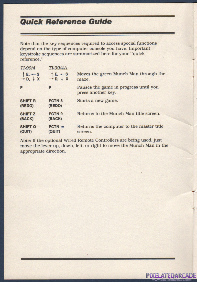 MunchMan: Instruction Manual - Page 2