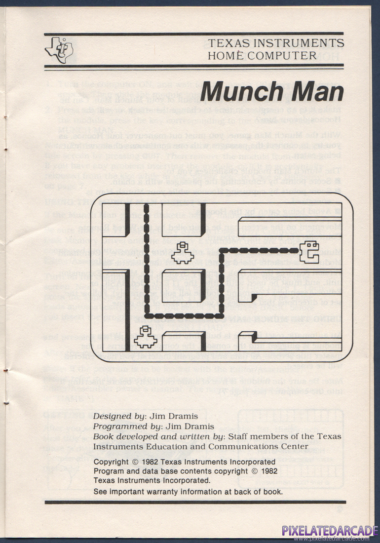 MunchMan: Instruction Manual - Page 3