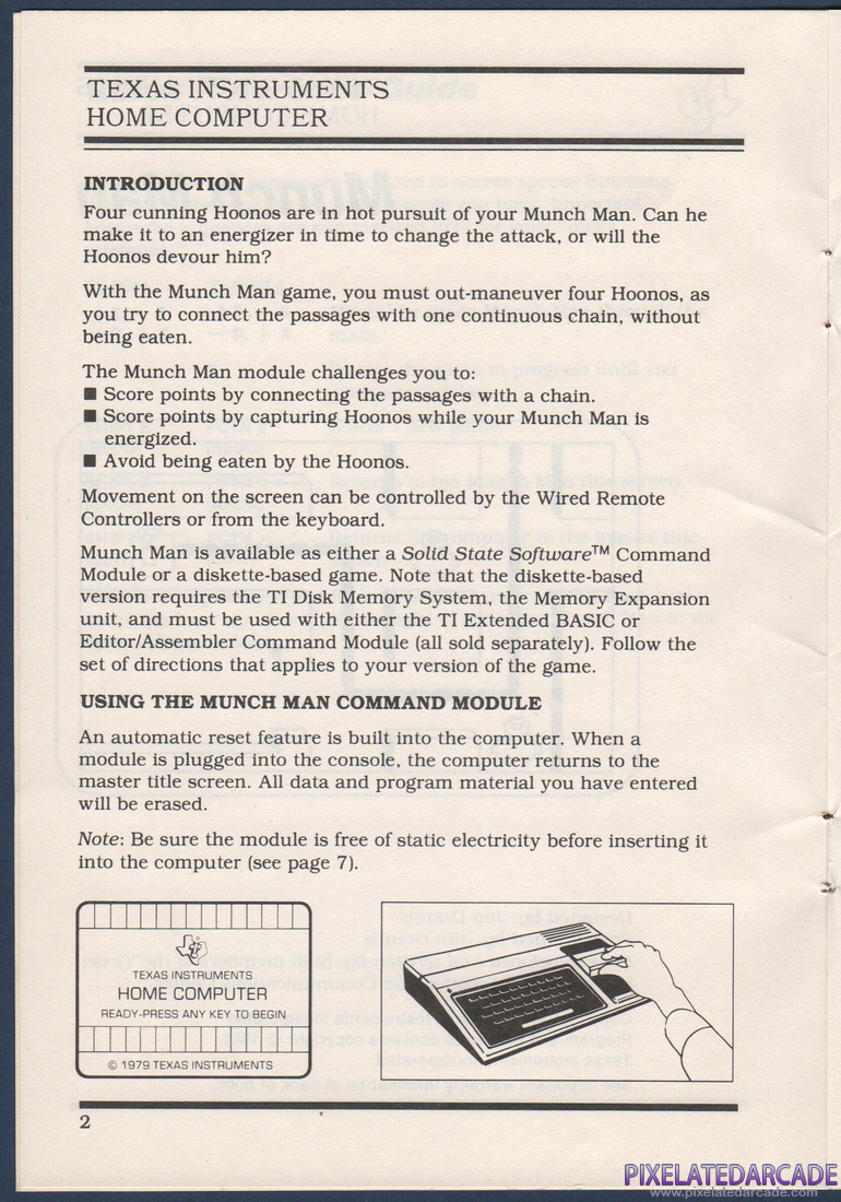 MunchMan: Instruction Manual - Page 4