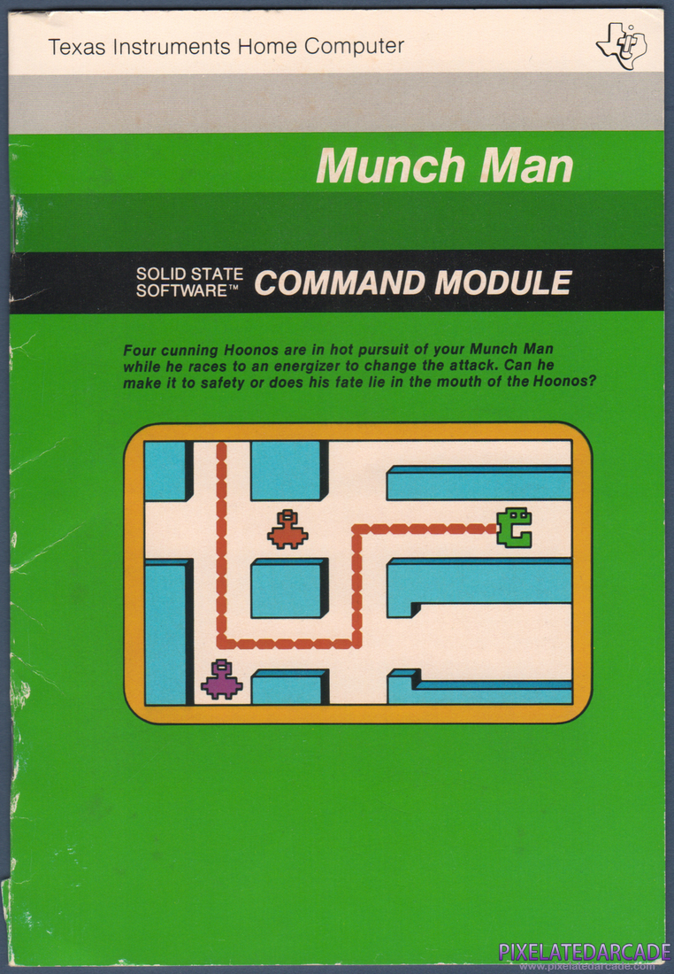 MunchMan: Instruction Manual - Front Cover