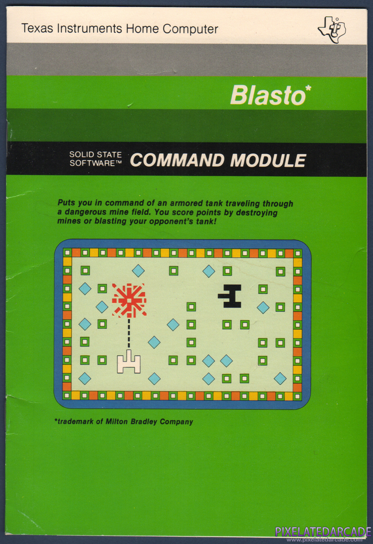 Blasto: Instruction Manual - Page 1