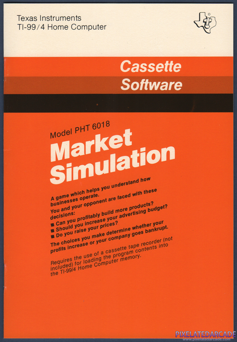 Market Simulation: Instruction Manual - Page 1